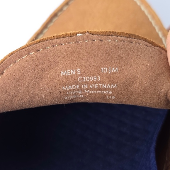 Cole Haan Claude Venetian Nubuck Loafer Slip-on C30993  Mens 10.5 British Tan - Picture 8 of 13